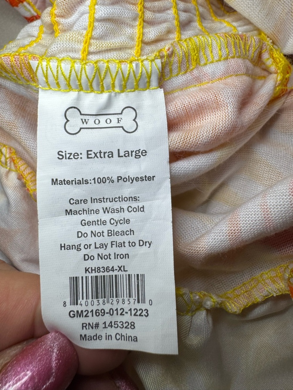 Fun In The Sun Hawaiian Floral Pet Sundress Size XL - Picture 5 of 5